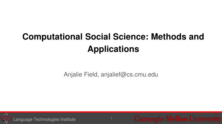 computational social science methods
