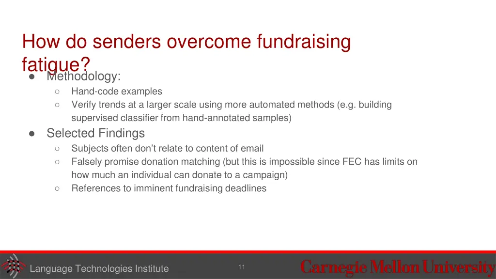how do senders overcome fundraising fatigue