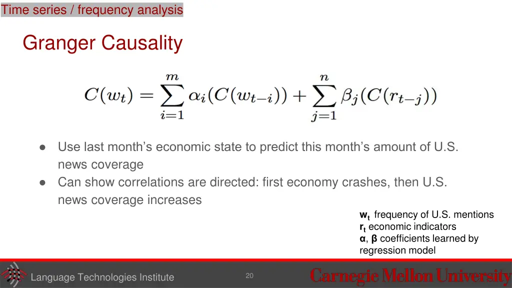 time series frequency analysis 2