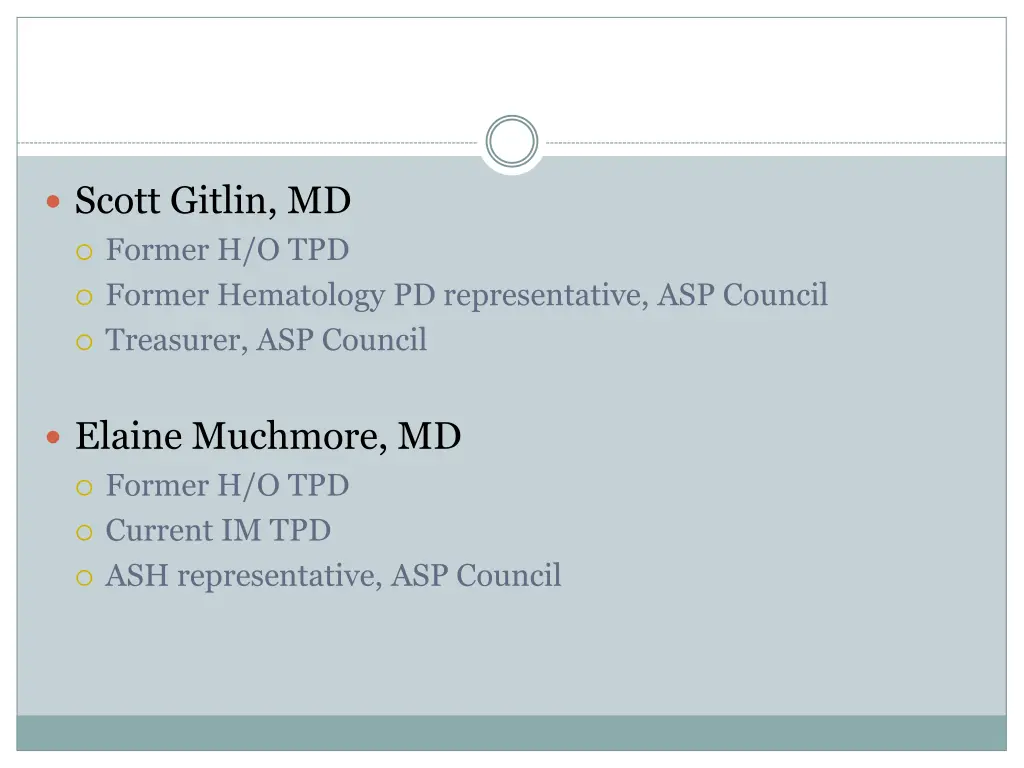 scott gitlin md former h o tpd former hematology