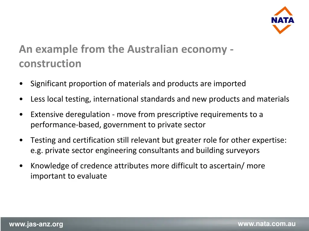 an example from the australian economy