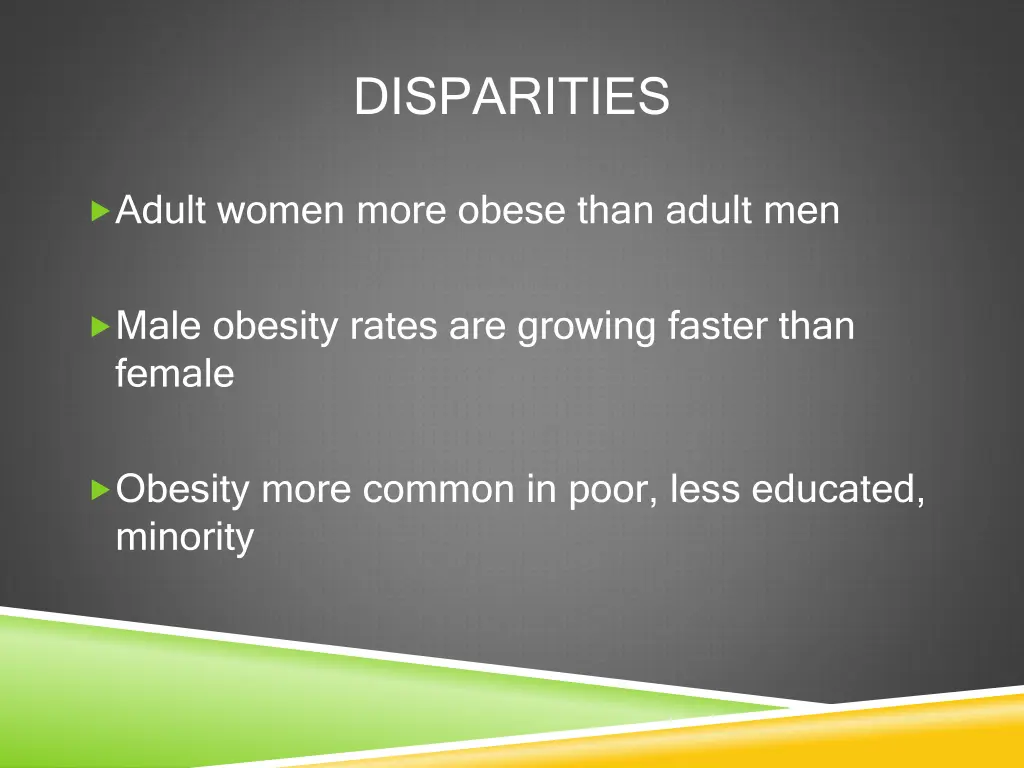 disparities