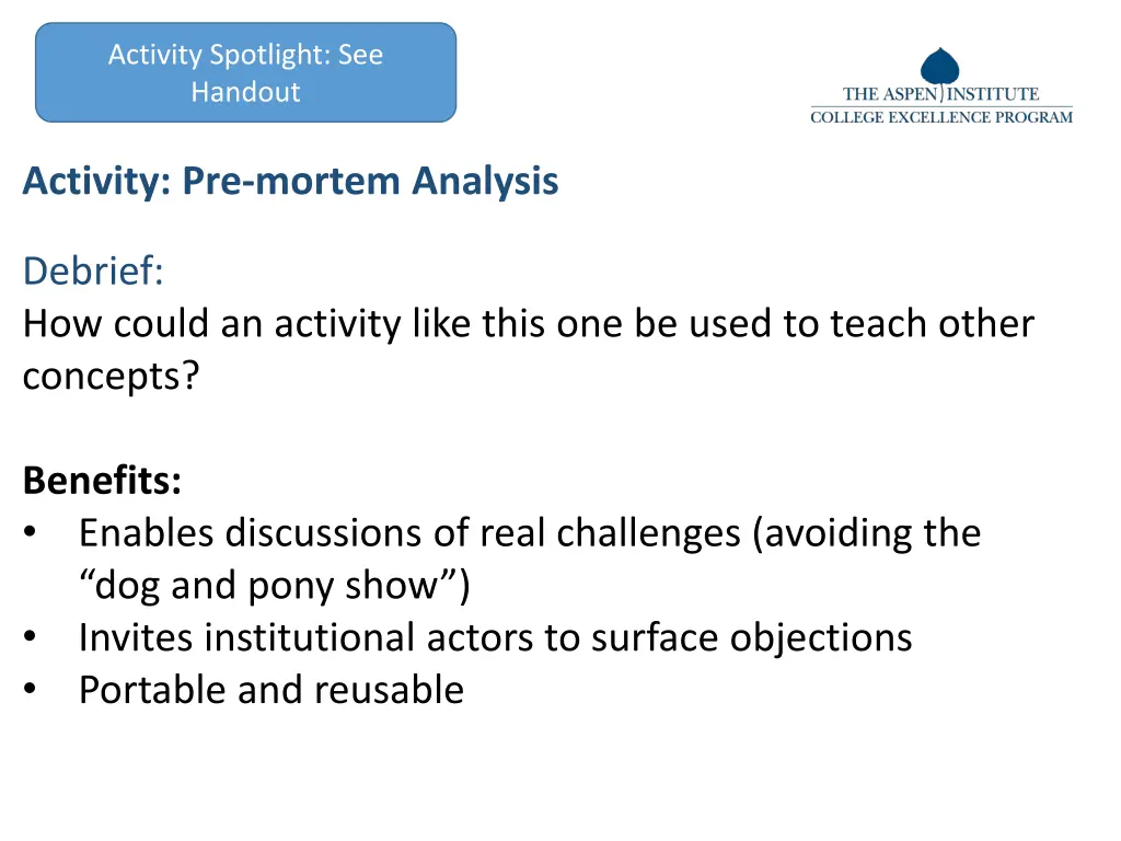 activity spotlight see handout 4