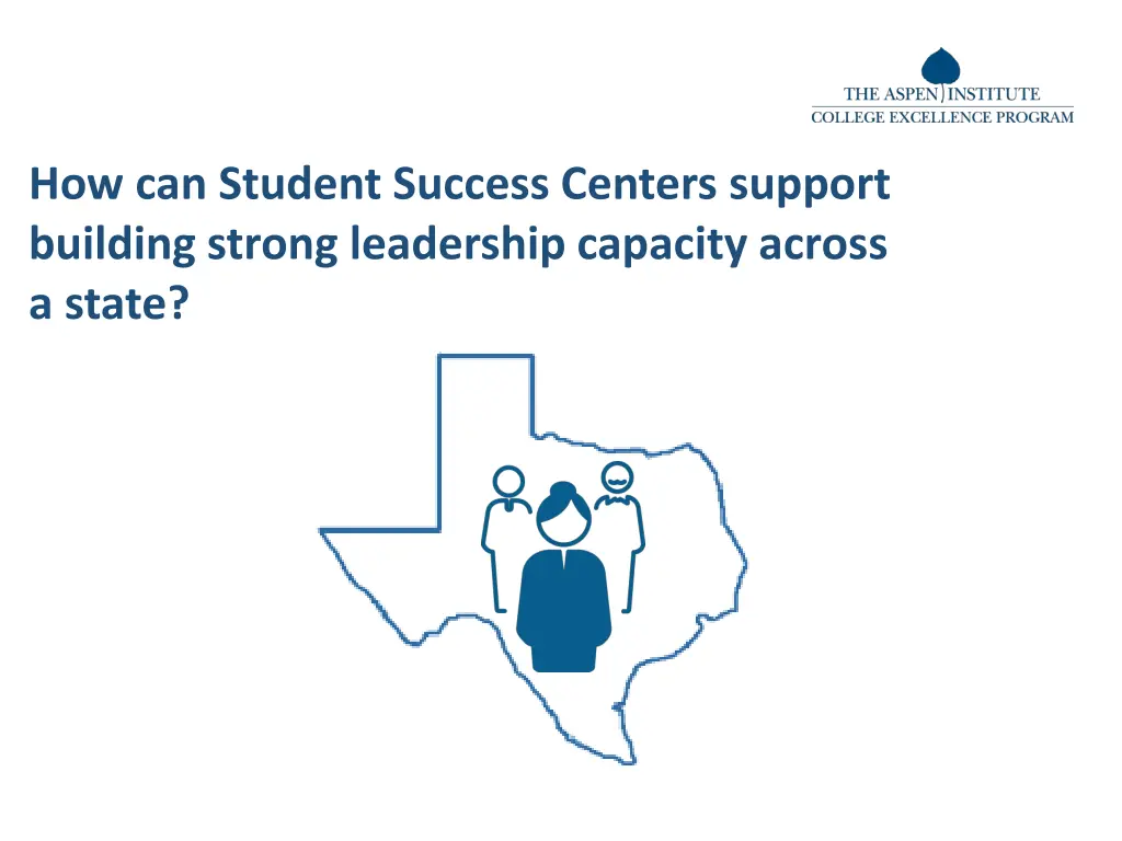 how can student success centers support building 1