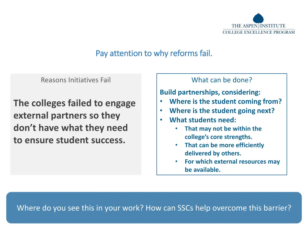 pay attention to why reforms fail pay attention 3