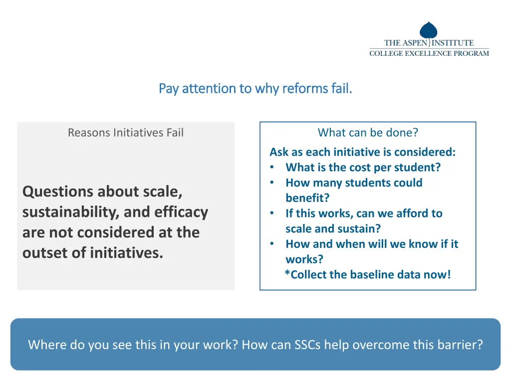 pay attention to why reforms fail pay attention 5