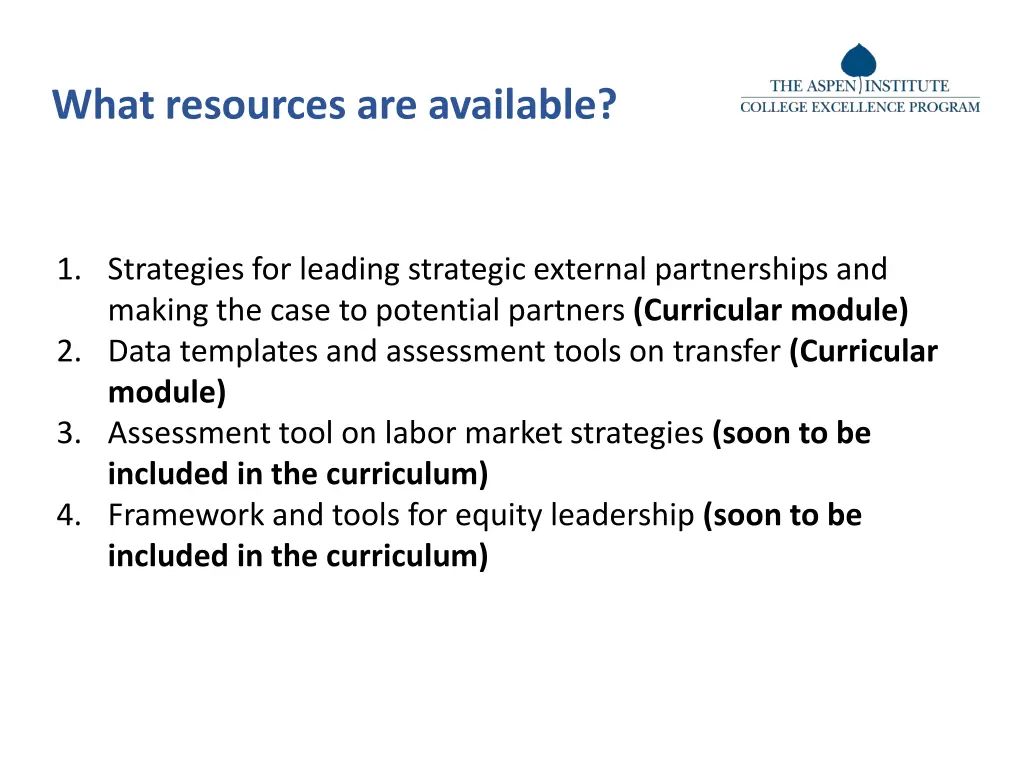 what resources are available