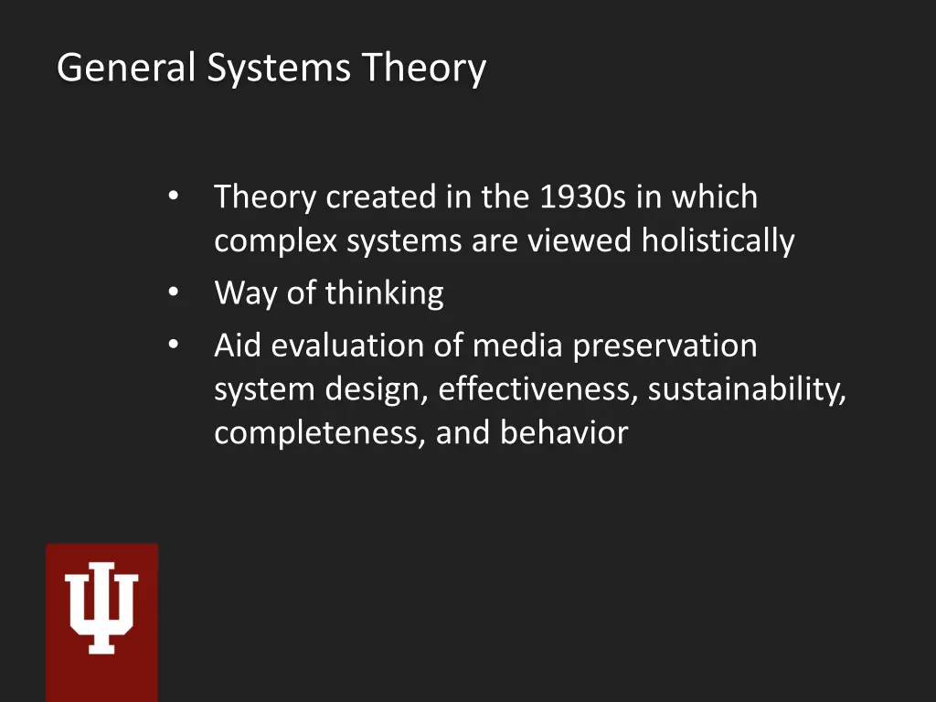 general systems theory 1