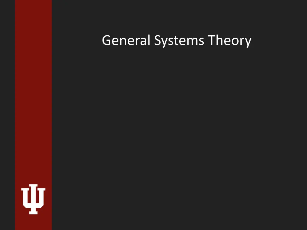 general systems theory