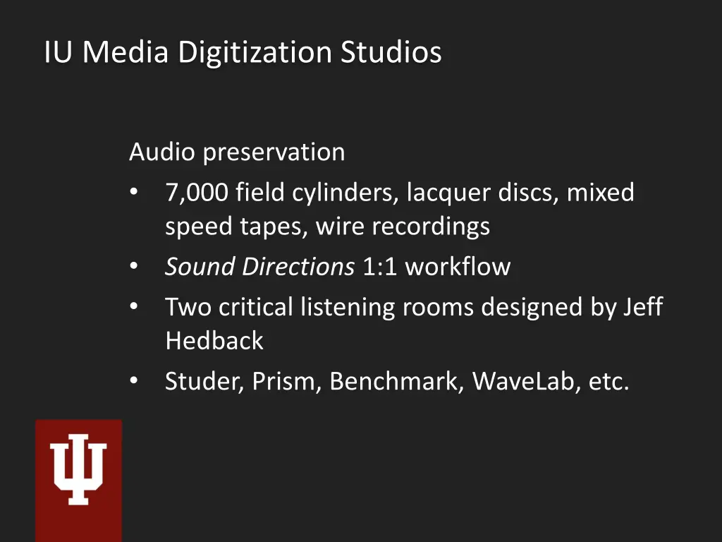 iu media digitization studios