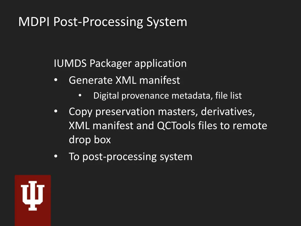 mdpi post processing system 2