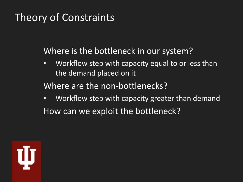 theory of constraints 7