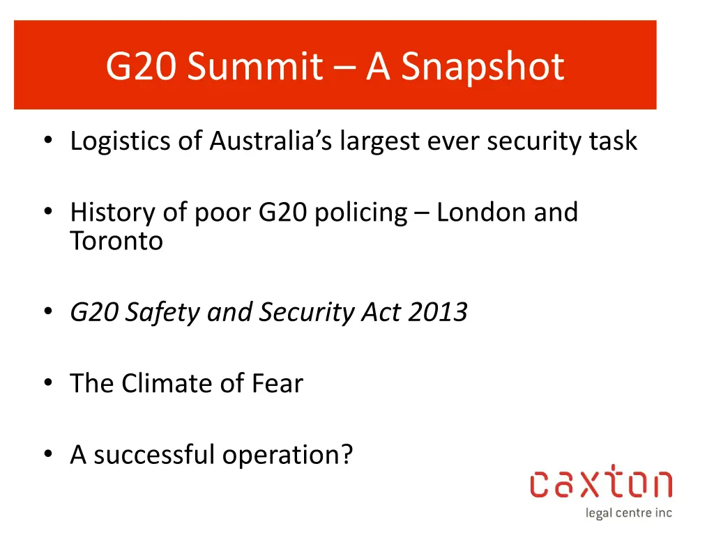 g20 summit a snapshot