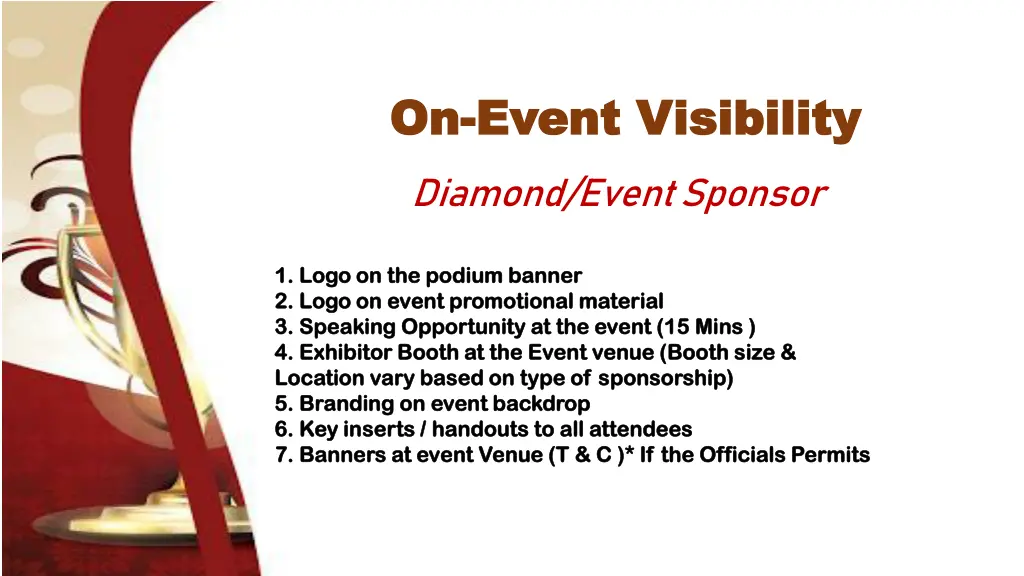 on on event visibility event visibility