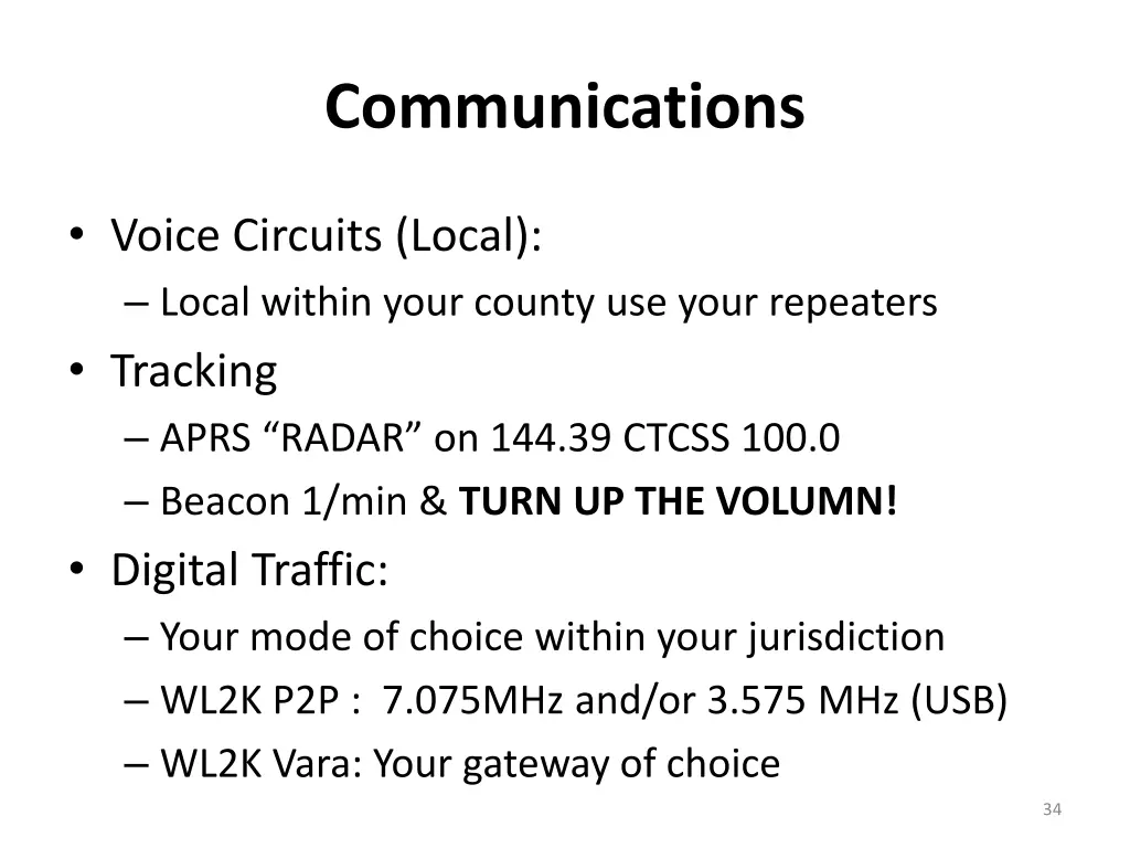 communications