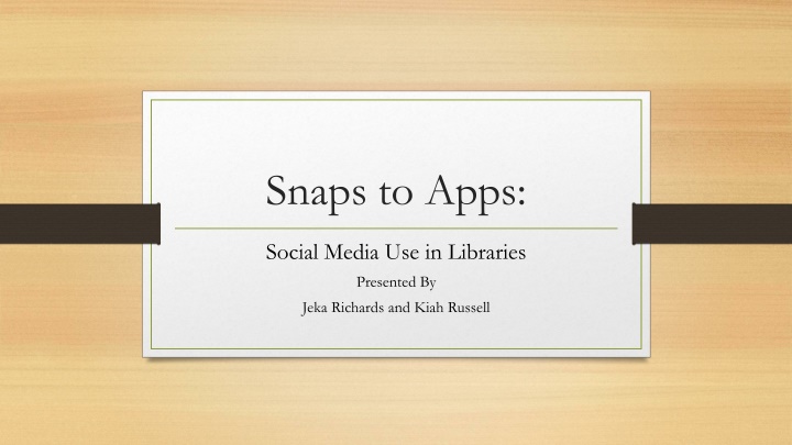 snaps to apps