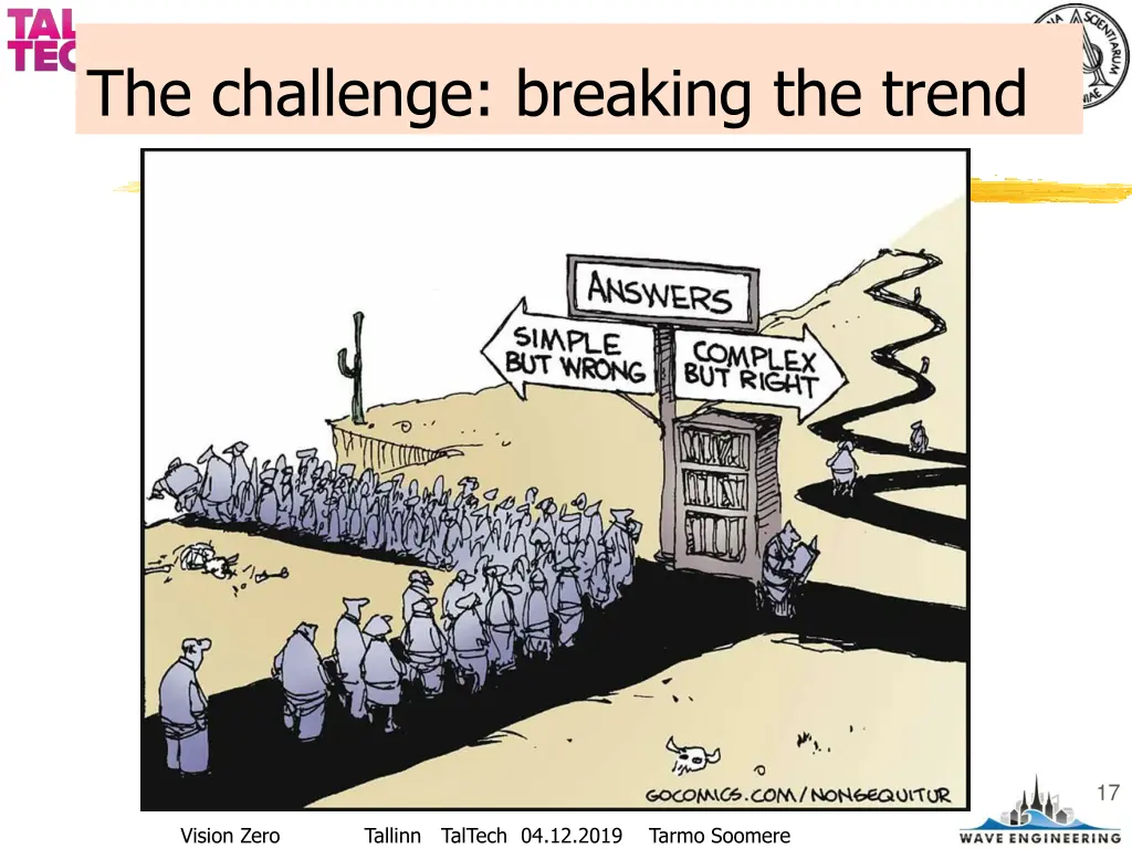 the challenge breaking the trend