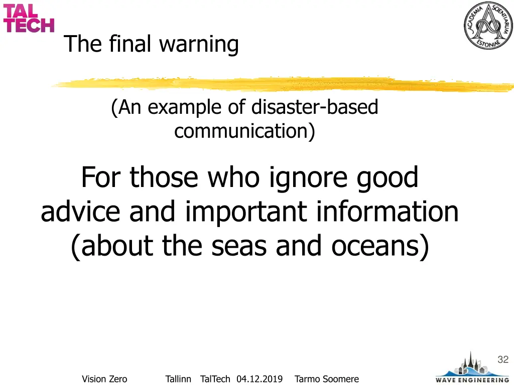the final warning
