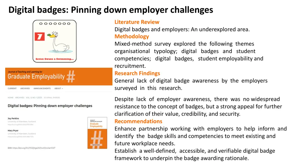 digital badges pinning down employer challenges