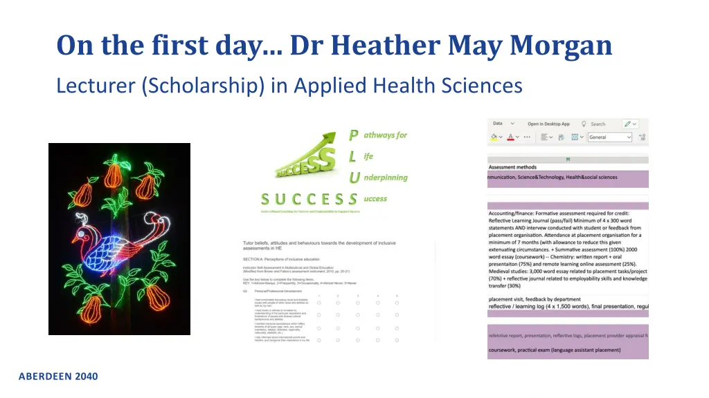 on the first day dr heather may morgan