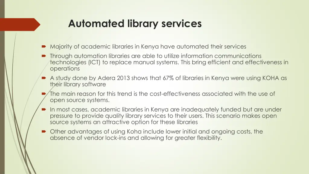 automated library services