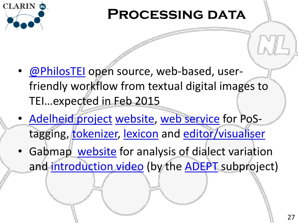 processing data
