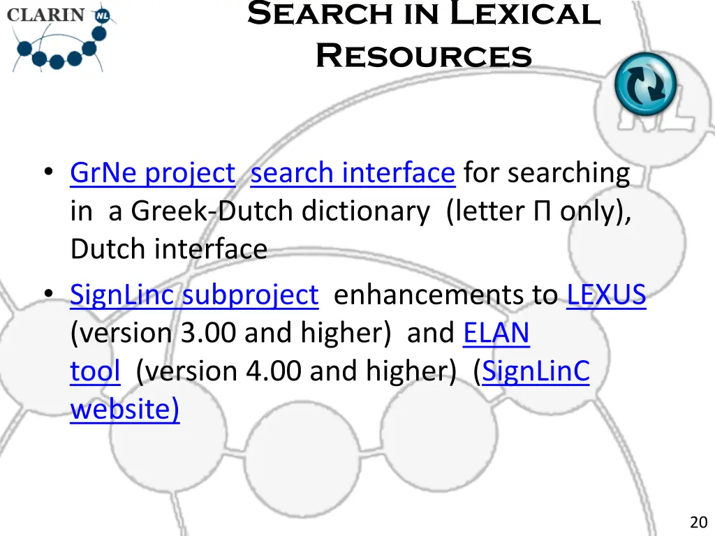 search in lexical resources 1