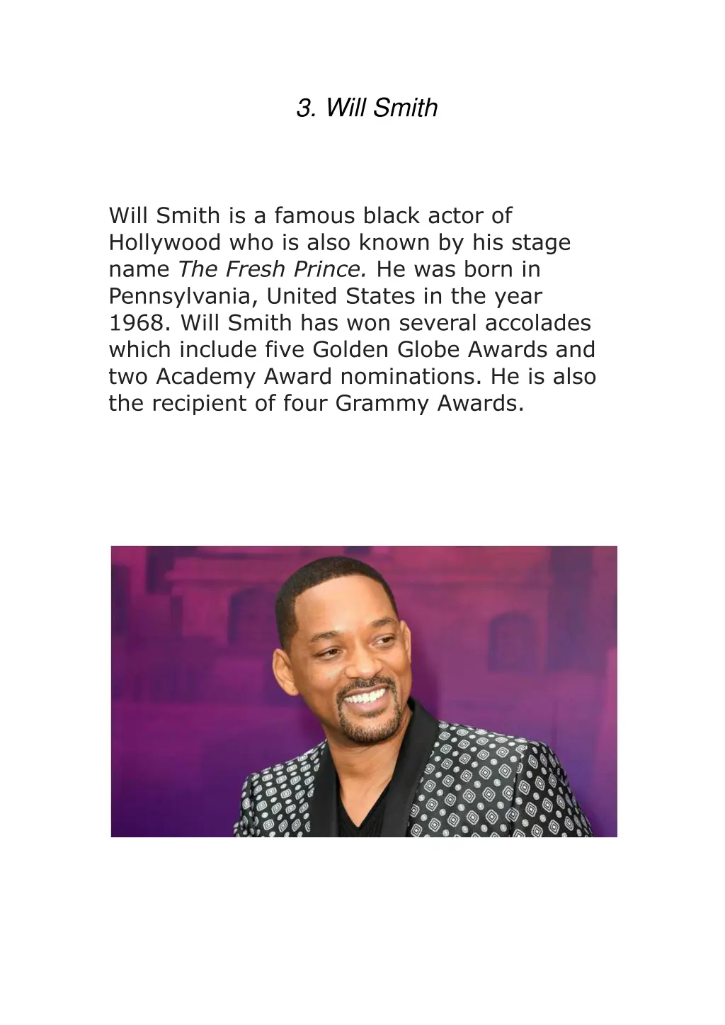 3 will smith