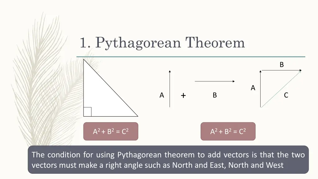 1 pythagorean theorem