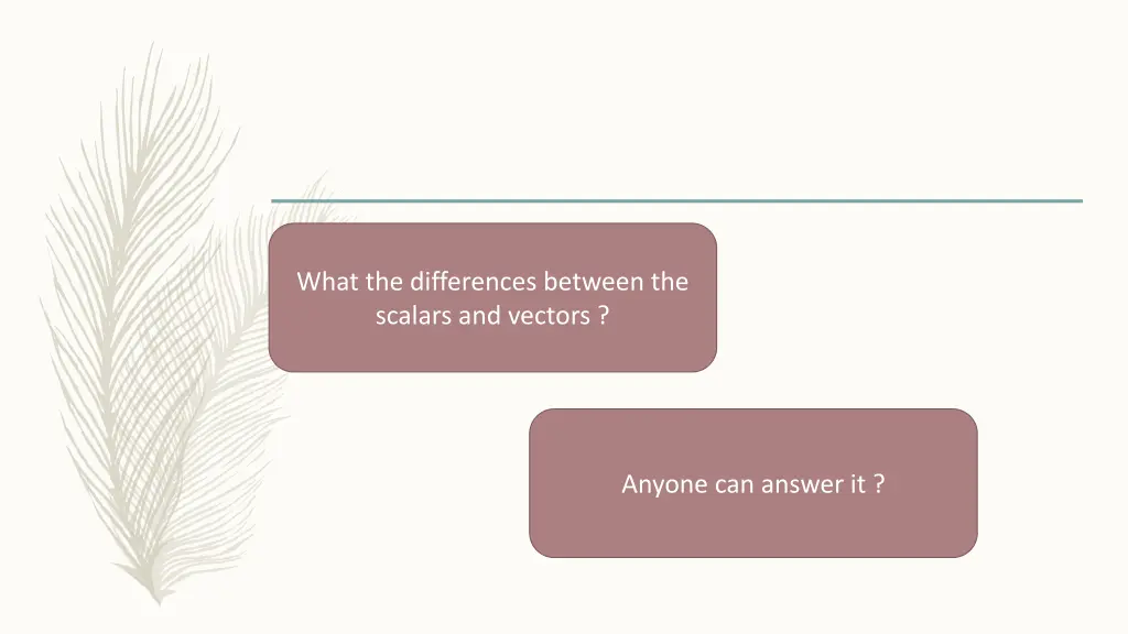 what the differences between the scalars