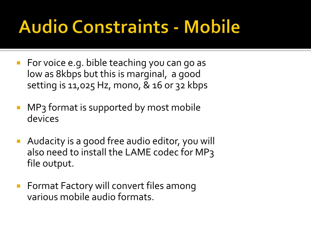 for voice e g bible teaching