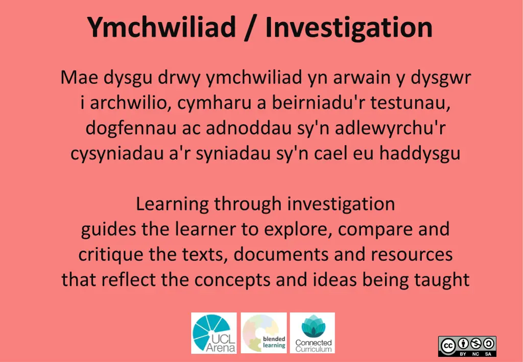 ymchwiliad investigation