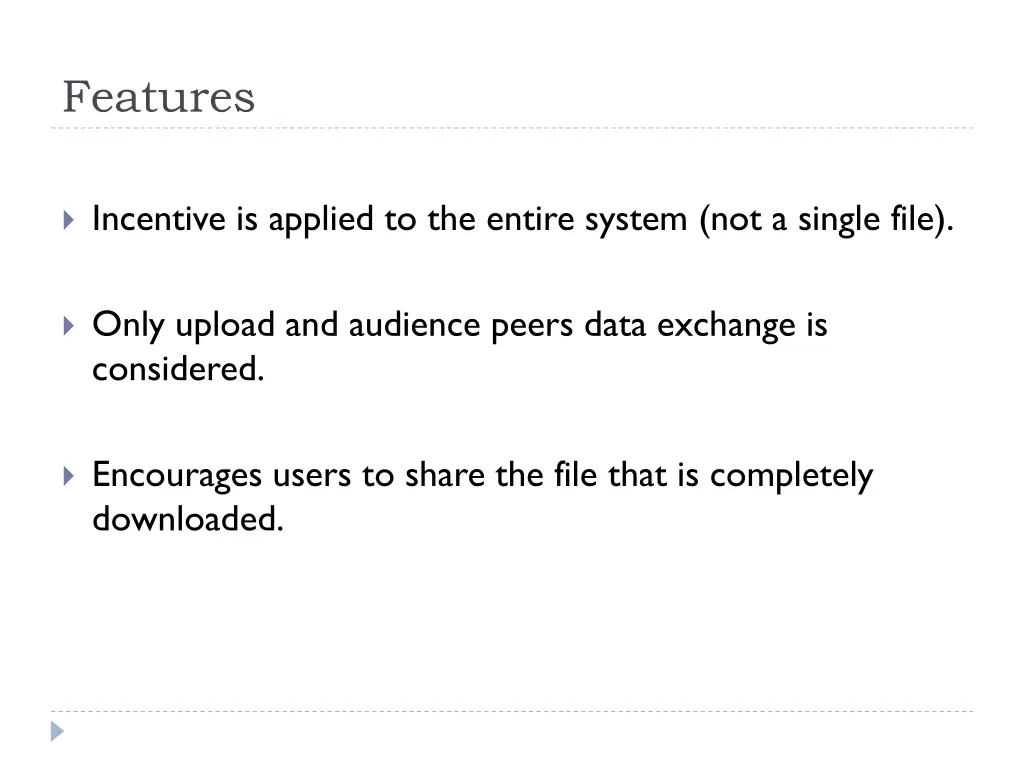 features