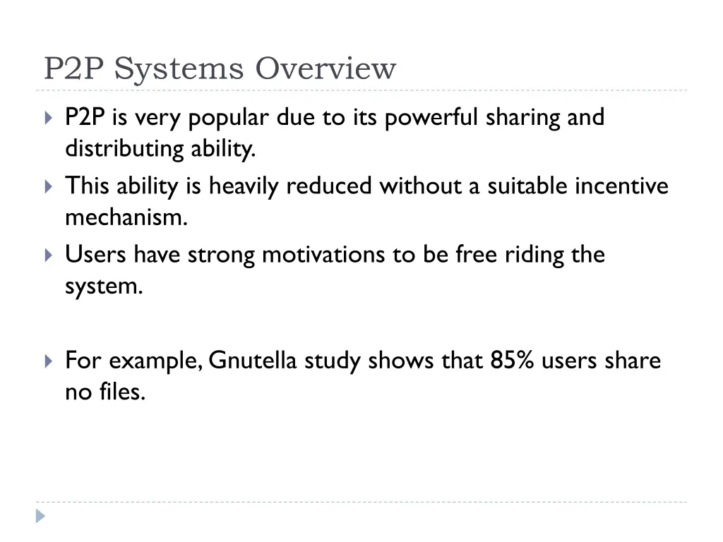 p2p systems overview