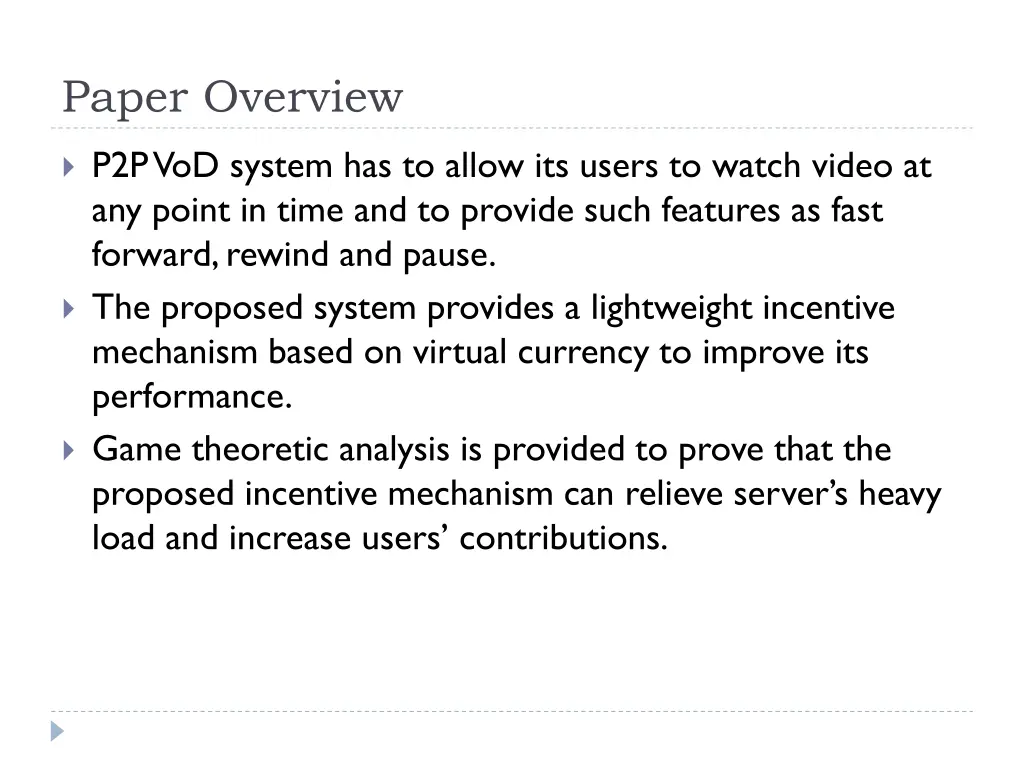 paper overview