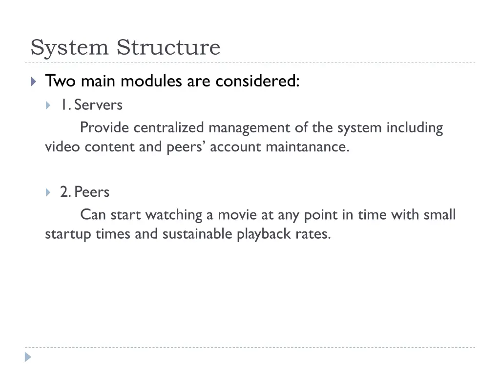 system structure