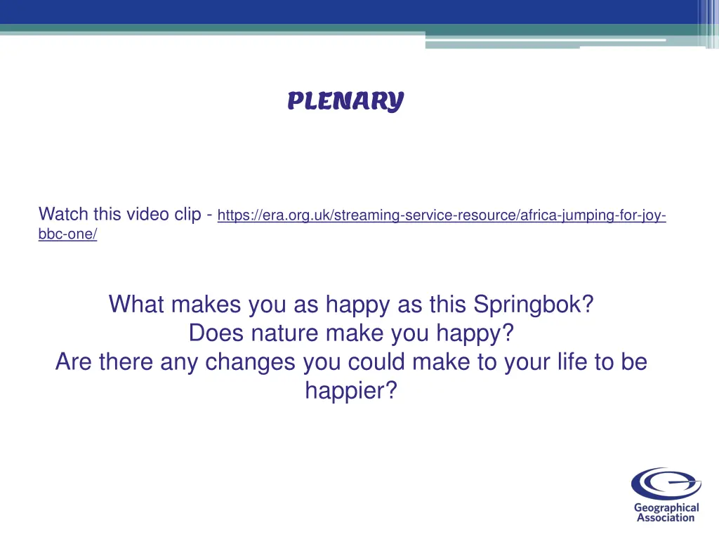 plenary