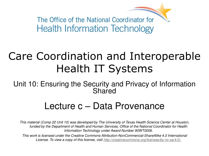 care coordination and interoperable health
