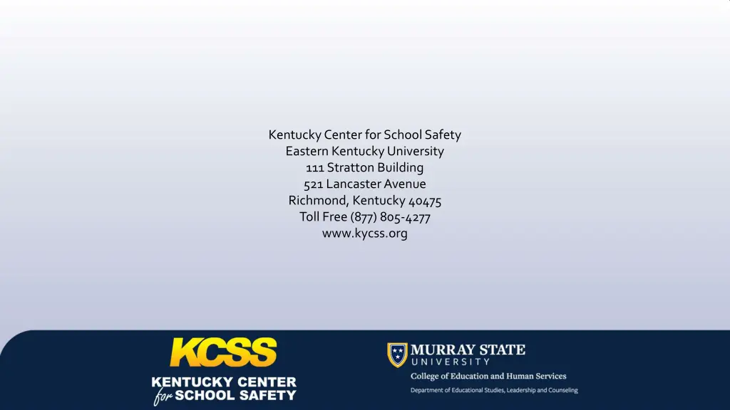 kentucky center for school safety eastern