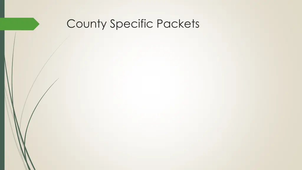 county specific packets