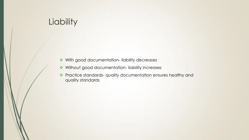 liability