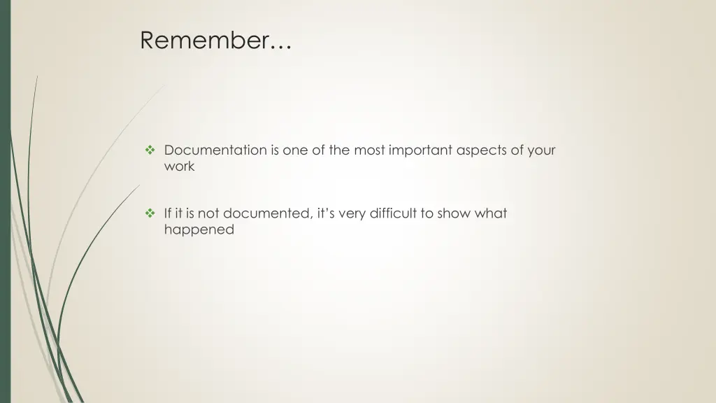 remember