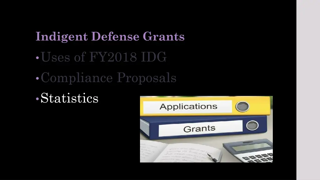 indigent defense grants uses of fy2018 1