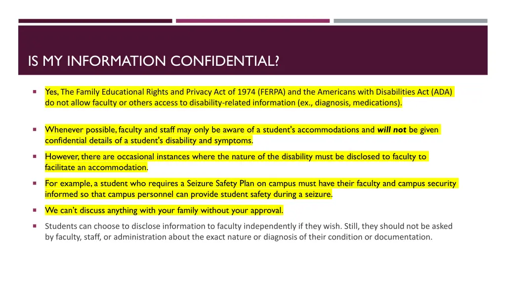 is my information confidential