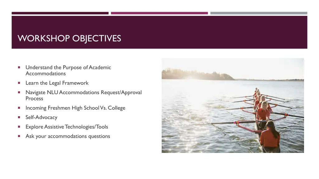workshop objectives