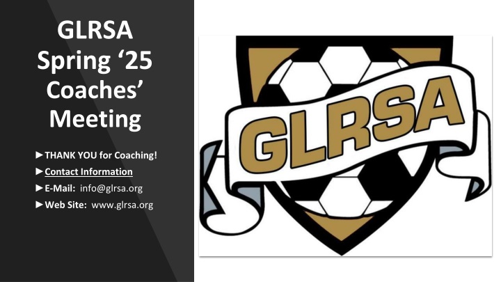 glrsa spring 25 coaches meeting