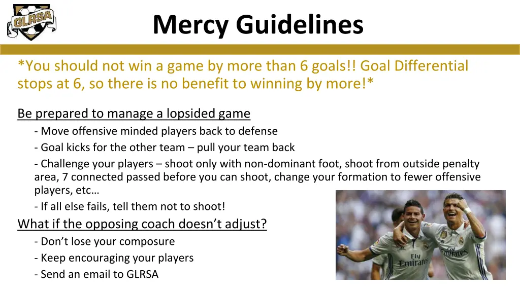 mercy guidelines