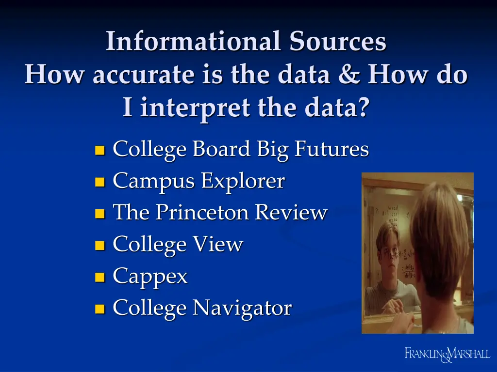 informational sources how accurate is the data