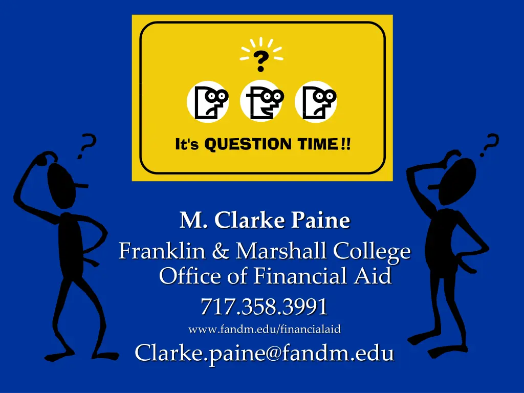 m clarke paine franklin marshall college office