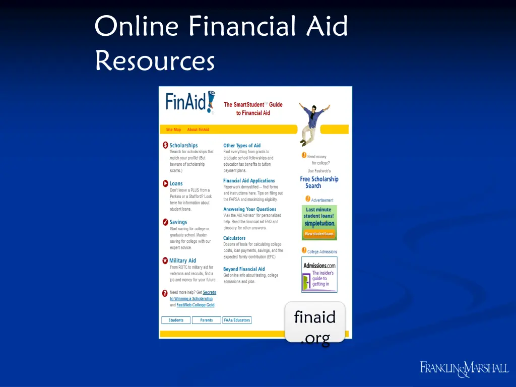 online financial aid resources